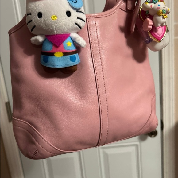 baby pink coach leather bag - Picture 2 of 6